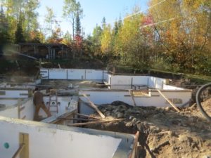 ICF walls, finished, huismanconcepts.com, ely, mn