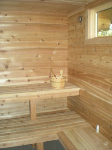 Sauna benches