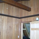 old paneling before renovation